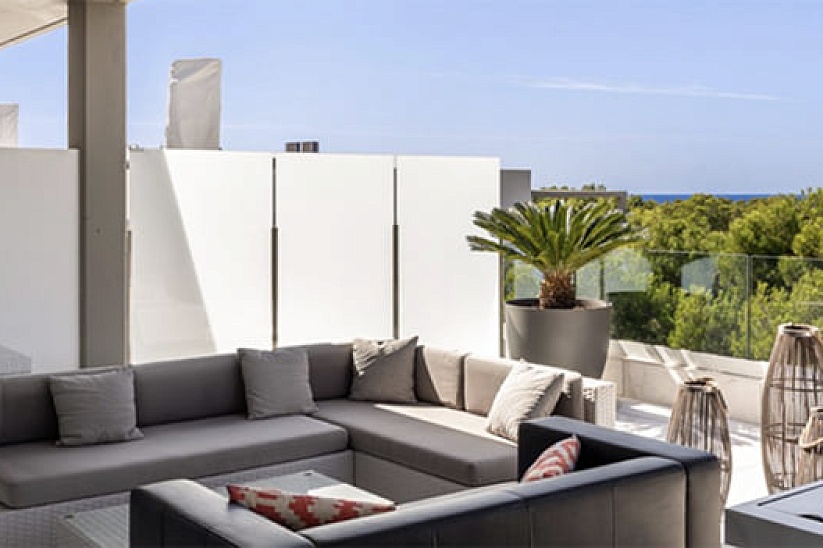 Роскошный пентхаус с видом на море в элитной резиденции Serenity в Nova Santa Ponsa