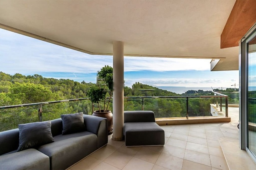 Шикарная квартира с впечатляющим панорамным видом в Sol de Mallorca