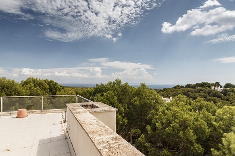 Прекрасный апартамент с видом на море в Sol de Mallorca