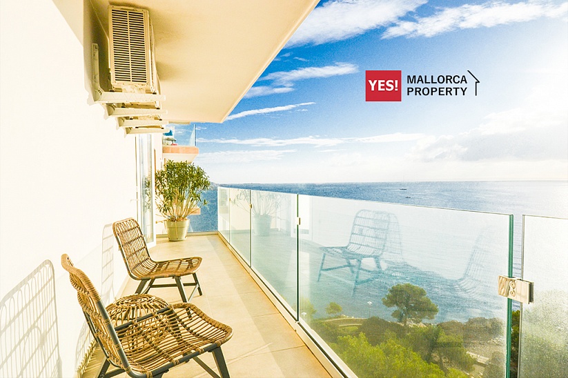 Прекрасный апартамент с панорамным видом на море в Пальманова