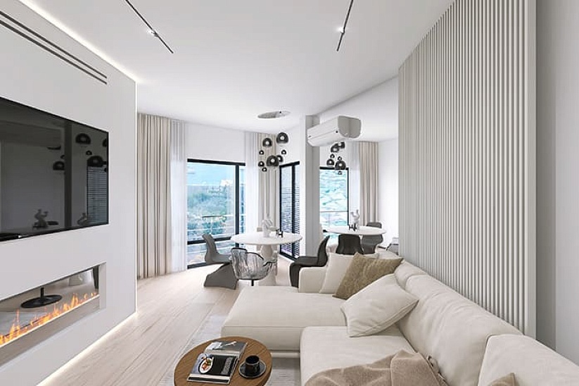Полностью реновированный апартамент с панорамным видом на море в Santa Ponsa