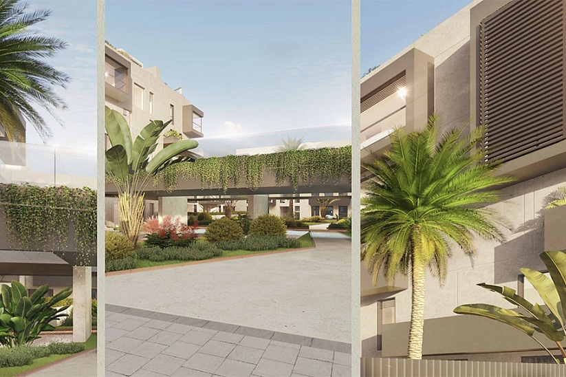 Новый пентхаус в современном комплексе с садом и бассейном в центре Palma
