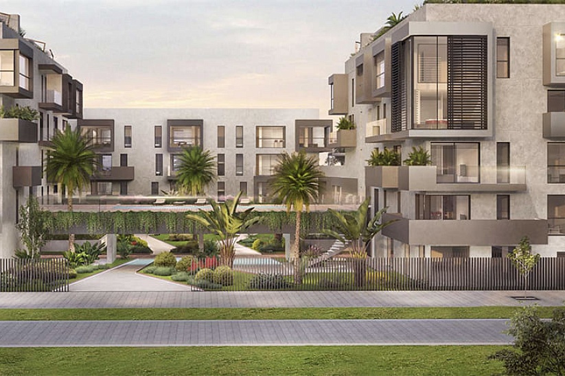 Новый апартамент в современном комплексе с садом и бассейном в центре Palma