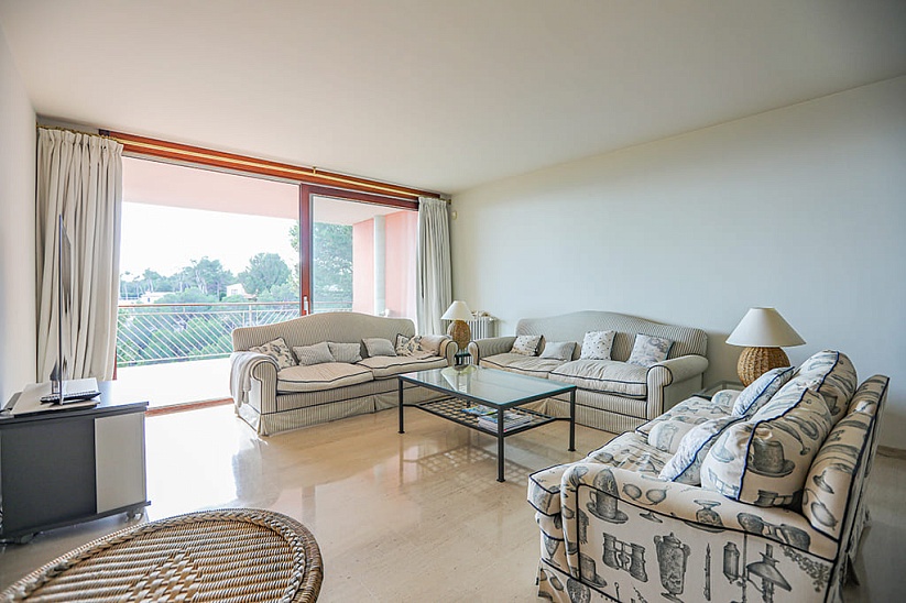 Апартамент в эксклюзивном престижном комплексе с видом на море в Соль де Майорка